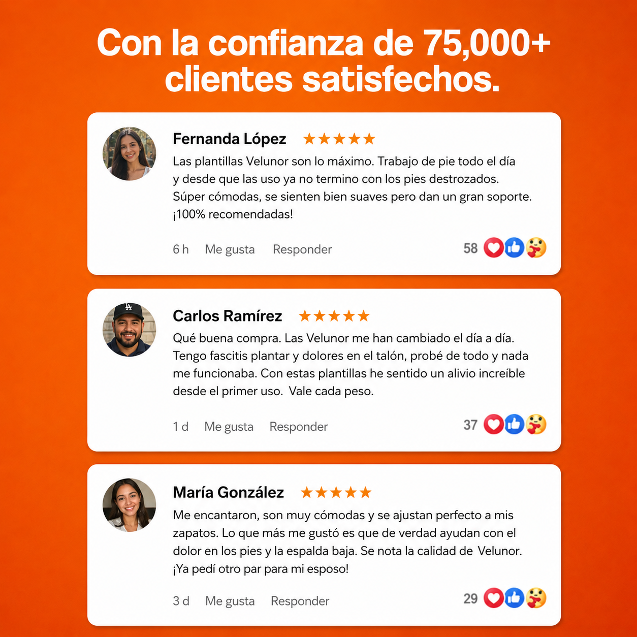 Plantilla Velunor™: Disfruta de dias sin dolores.